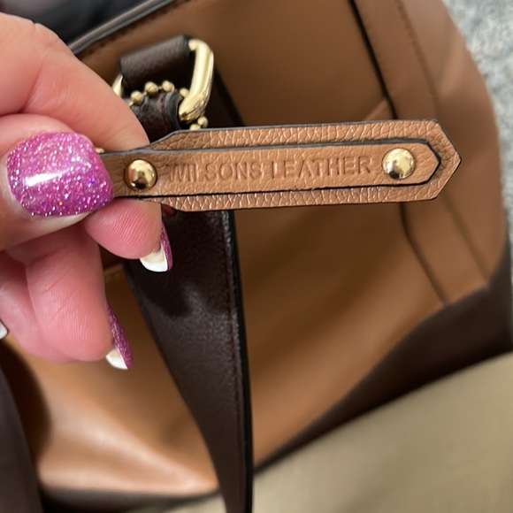 Wilson Leather tote laptop bag handbag - Picture 14 of 15